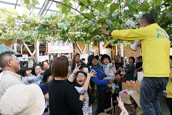 中央広場でじゃんけん大会